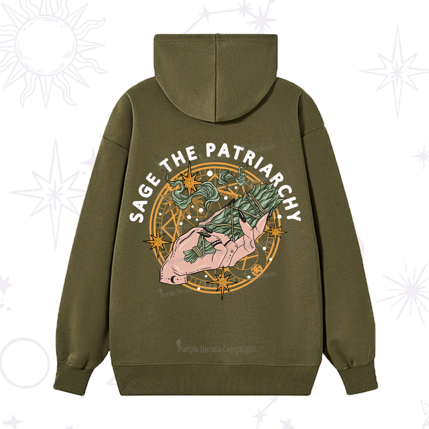 Purplehecate Sage The Patriarchy Hoodie