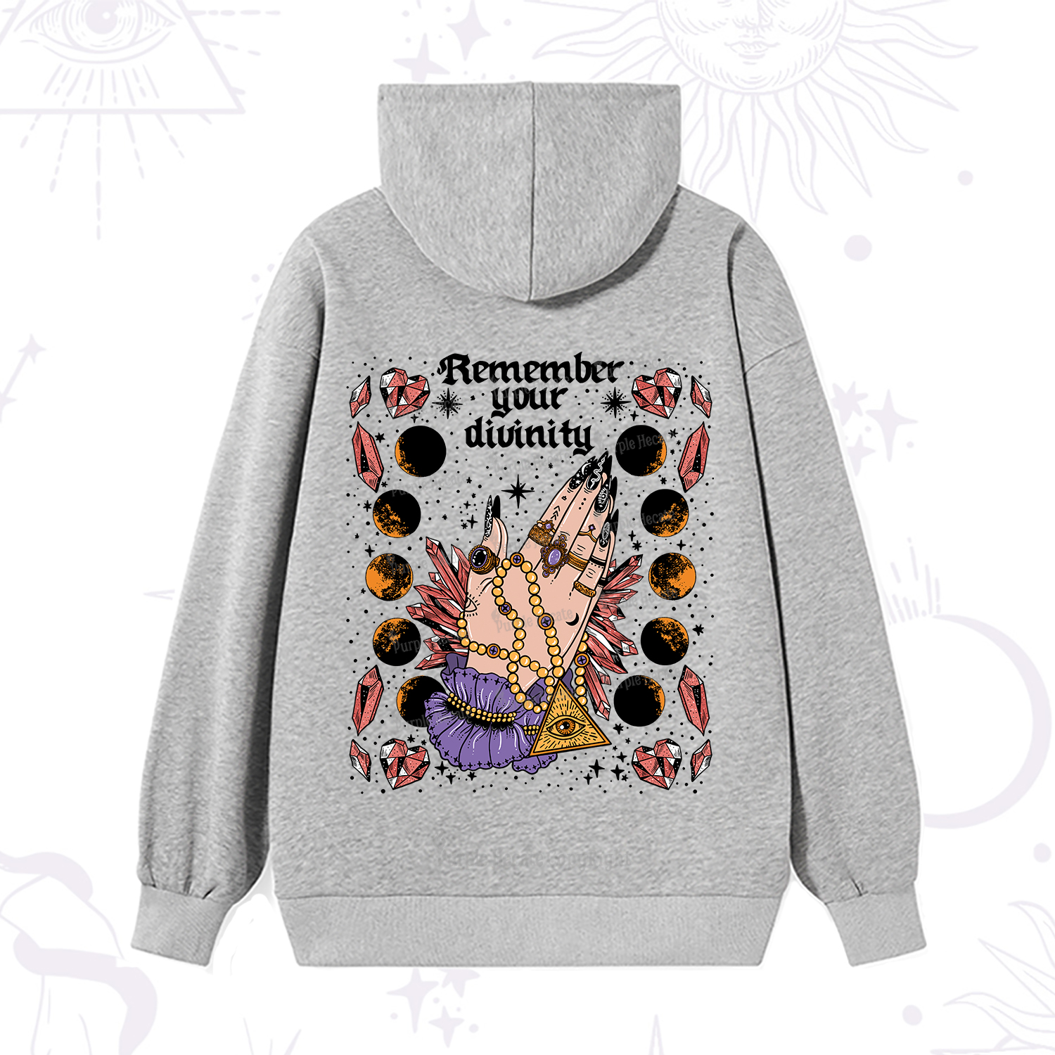 Purplehecate Remember Your Divinity Hoodie