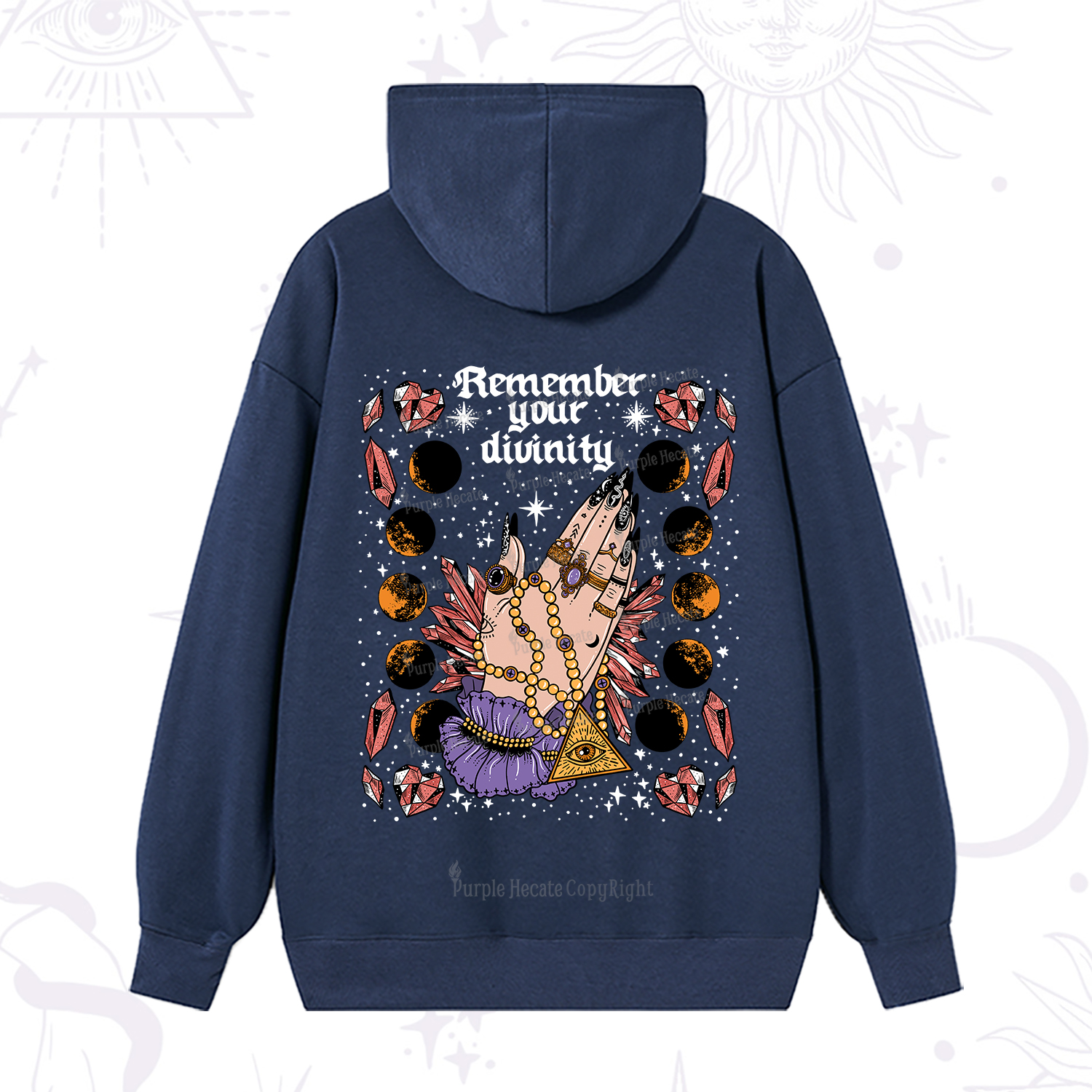Purplehecate Remember Your Divinity Hoodie