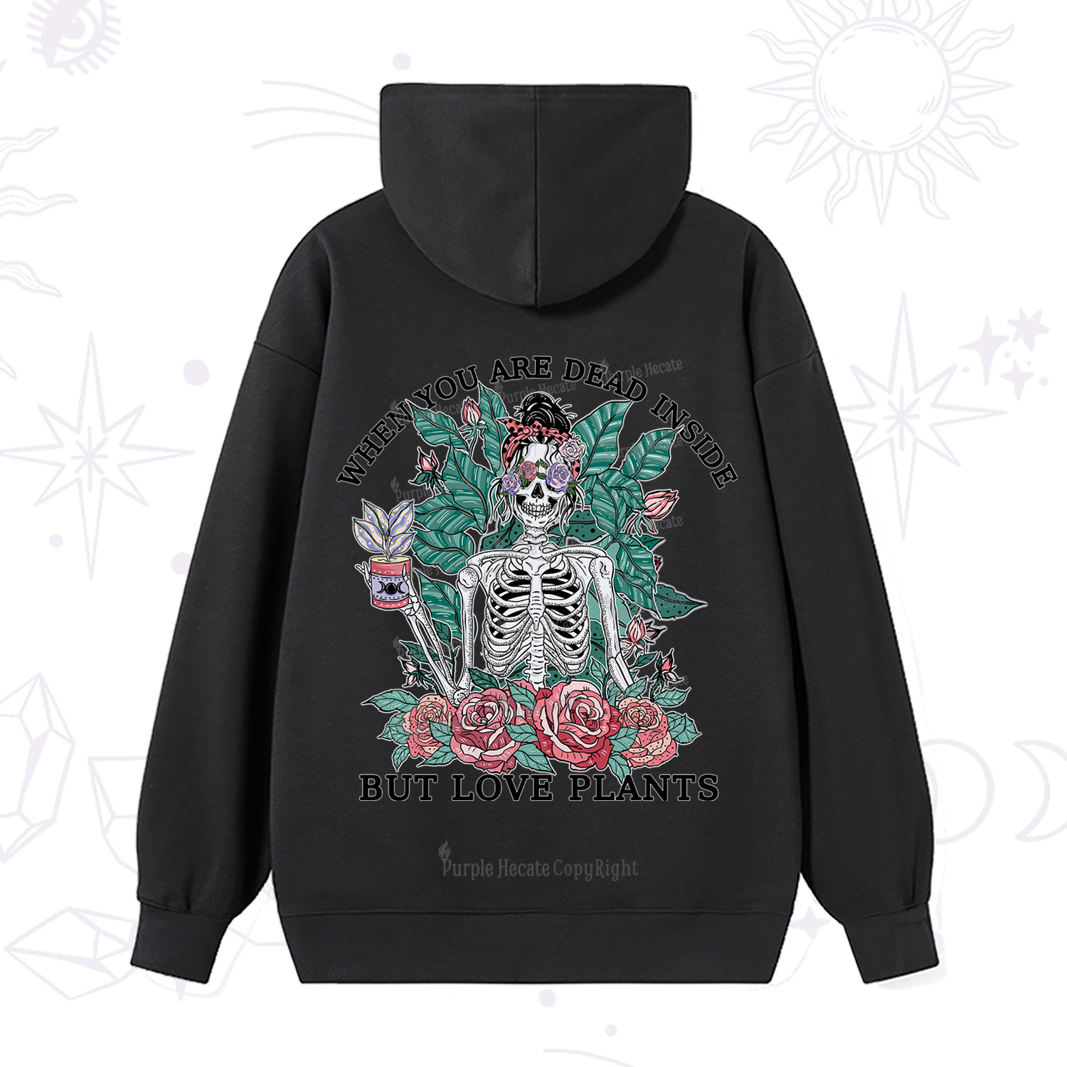Purplehecate When You Dead Inside Hoodie