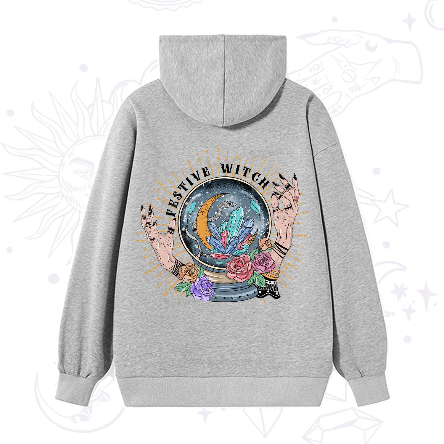 Purplehecate Festive Witch Hoodie
