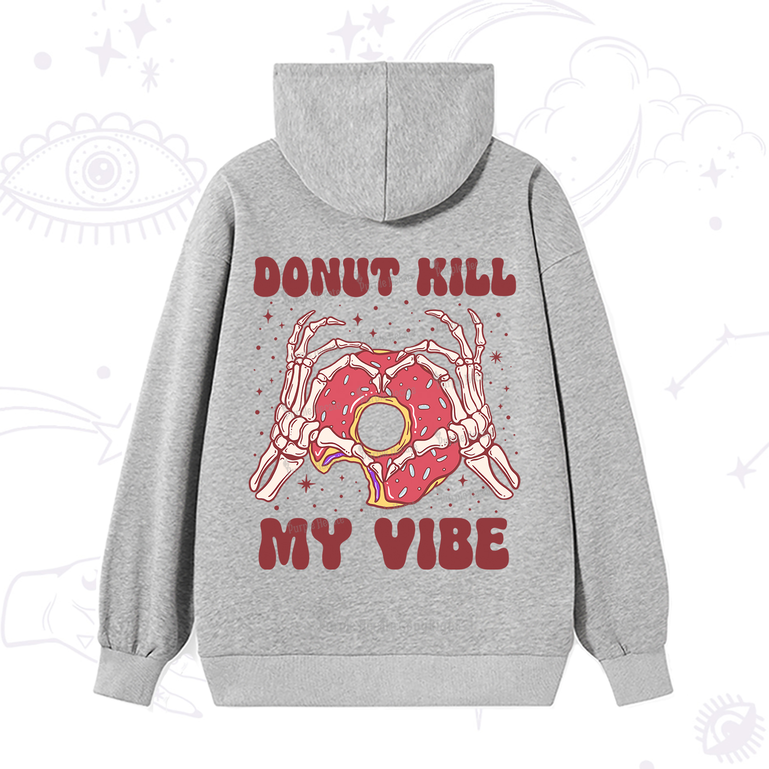 Purplehecate Donut Kill My Vibe Hoodie