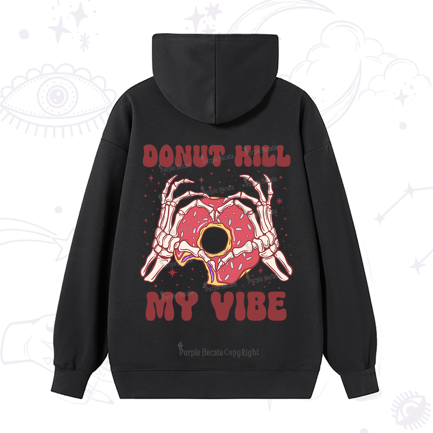 Purplehecate Donut Kill My Vibe Hoodie