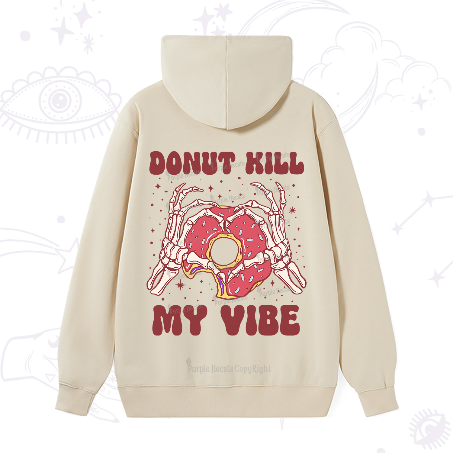 Purplehecate Donut Kill My Vibe Hoodie
