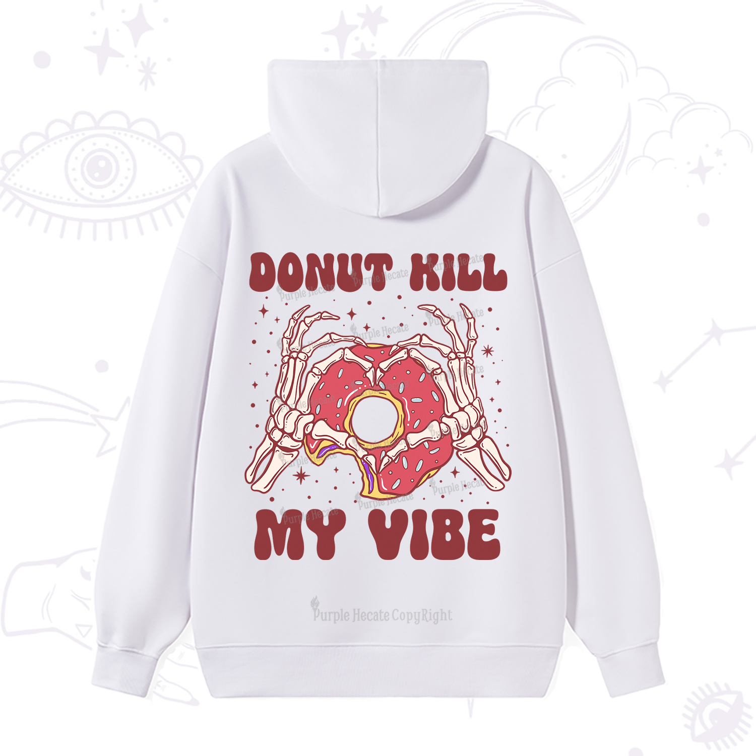 Purplehecate Donut Kill My Vibe Hoodie