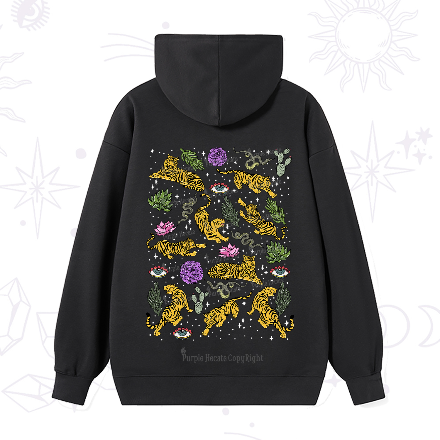 Purplehecate Desert Tiger Hoodie