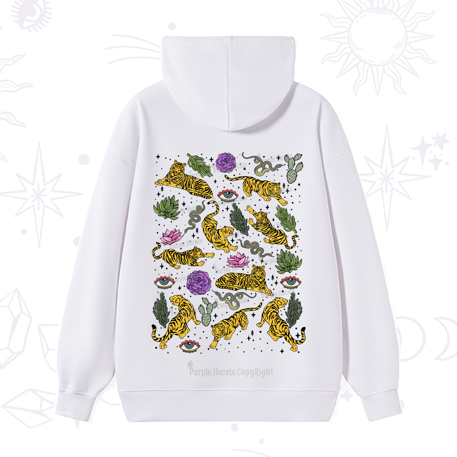 Purplehecate Desert Tiger Hoodie