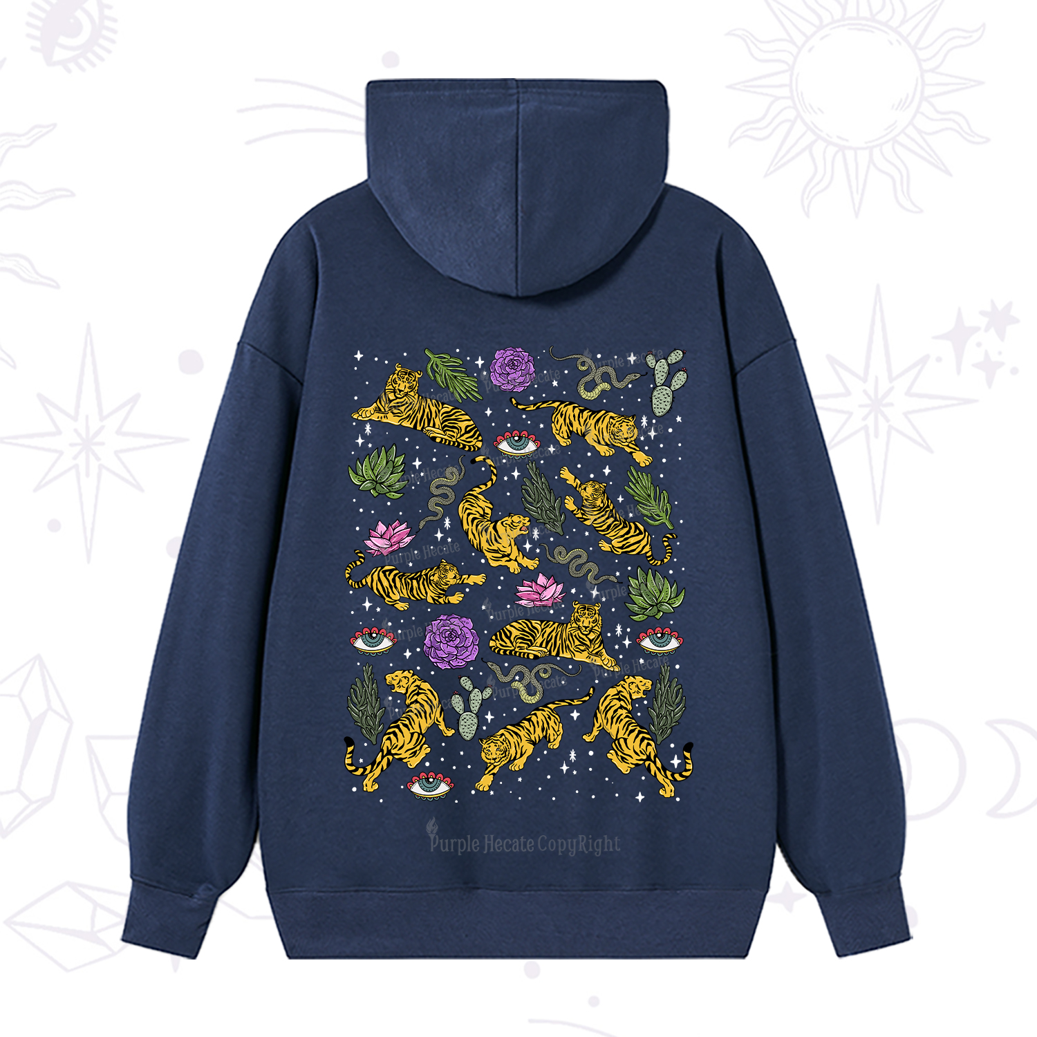 Purplehecate Desert Tiger Hoodie