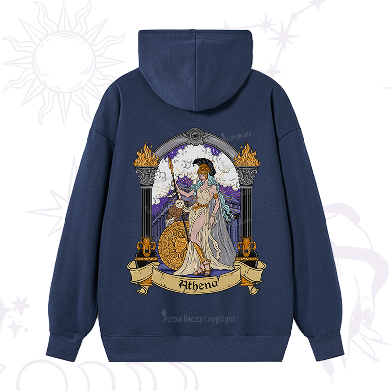 Purplehecate The Wise Goddess Athena Hoodie