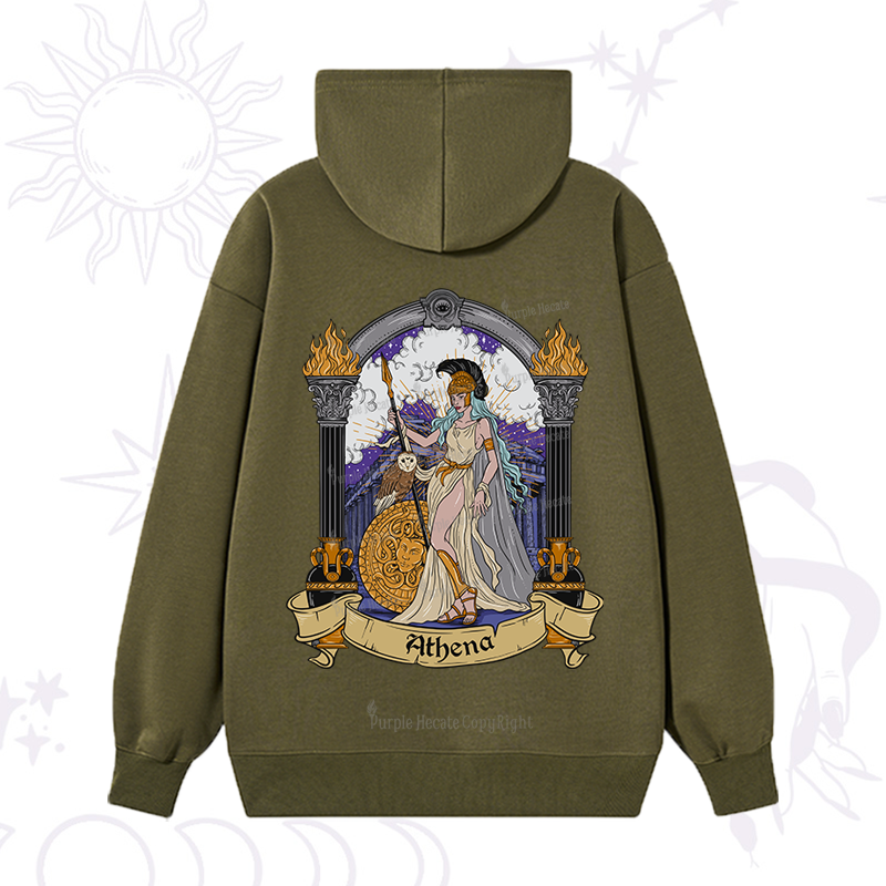 Purplehecate The Wise Goddess Athena Hoodie