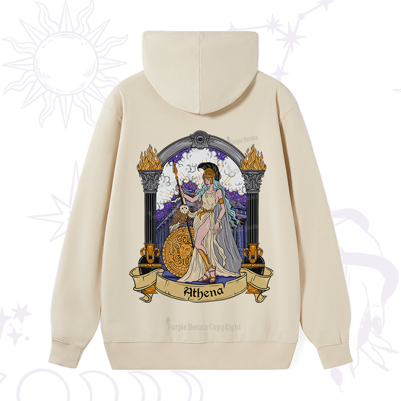 Purplehecate The Wise Goddess Athena Hoodie