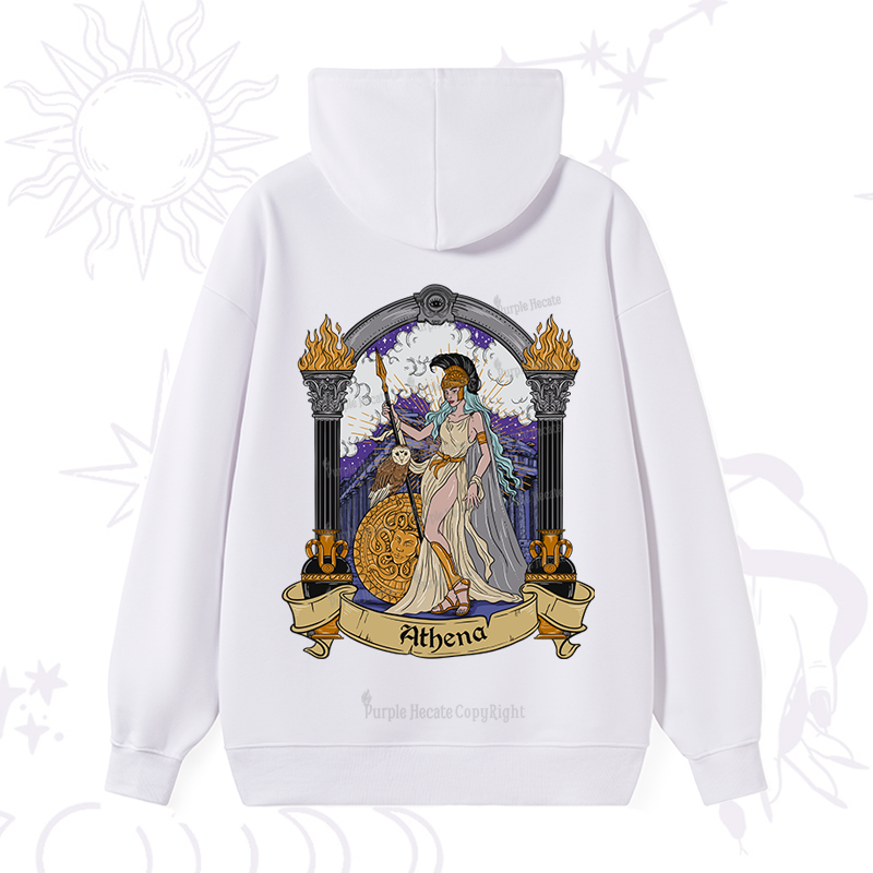 Purplehecate The Wise Goddess Athena Hoodie
