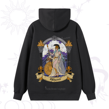 Purplehecate The Wise Goddess Athena Hoodie