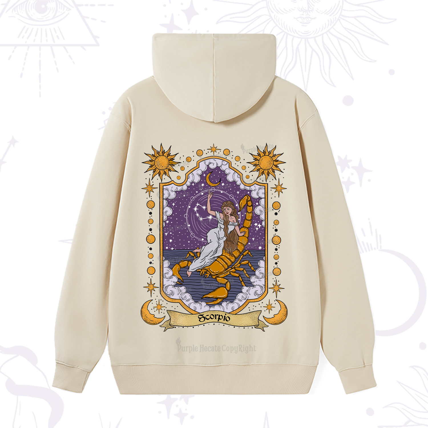 Purplehecate Scorpio Zodiac Hoodie