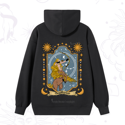 Purplehecate Sagittarius Zodiac Hoodie