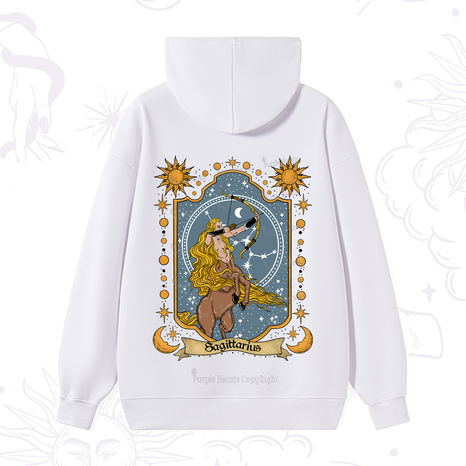 Purplehecate Sagittarius Zodiac Hoodie