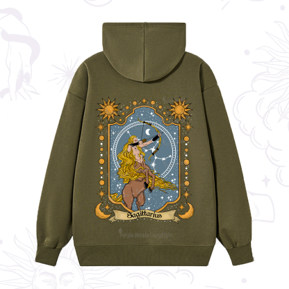 Purplehecate Sagittarius Zodiac Hoodie