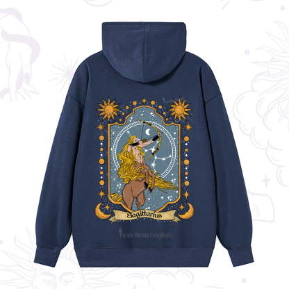 Purplehecate Sagittarius Zodiac Hoodie