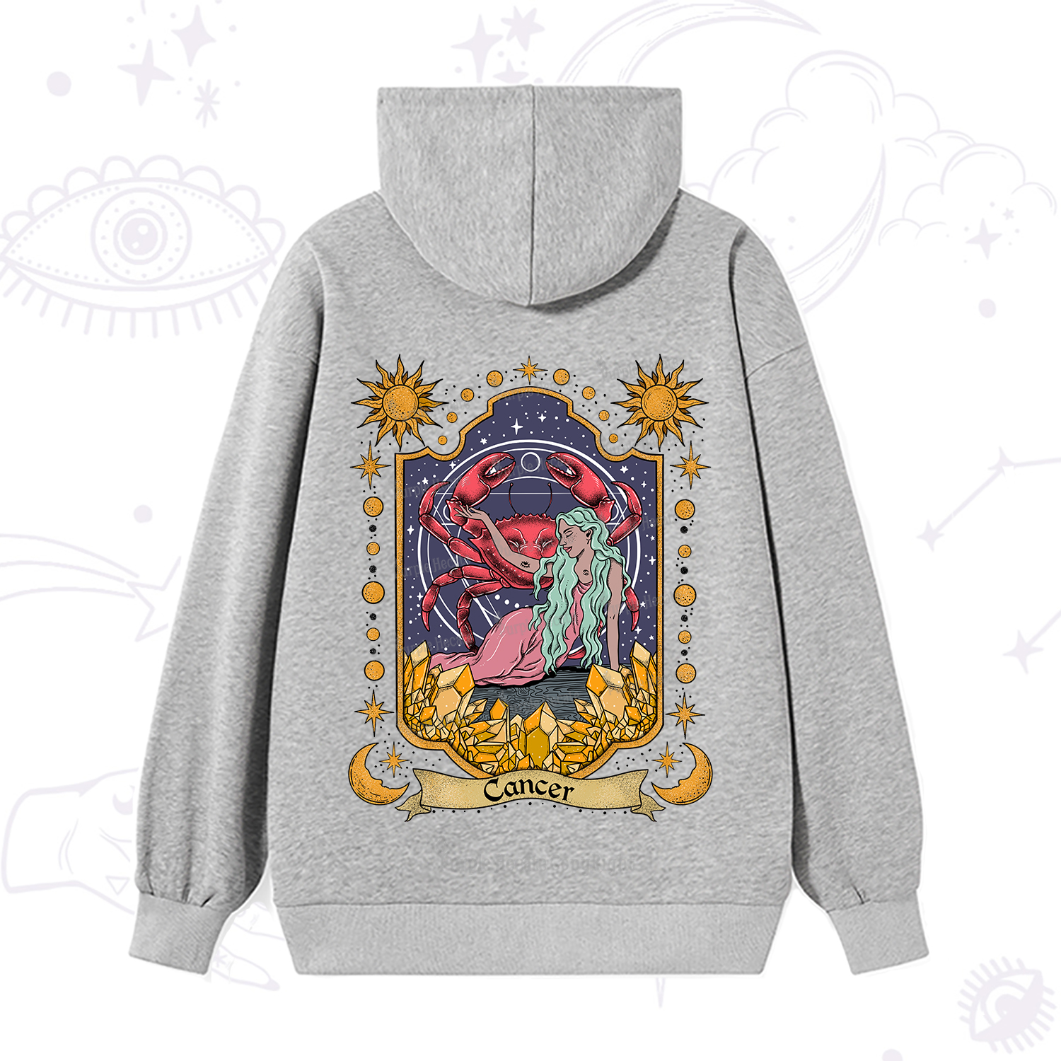 Purplehecate Cancer Zodiac Hoodie