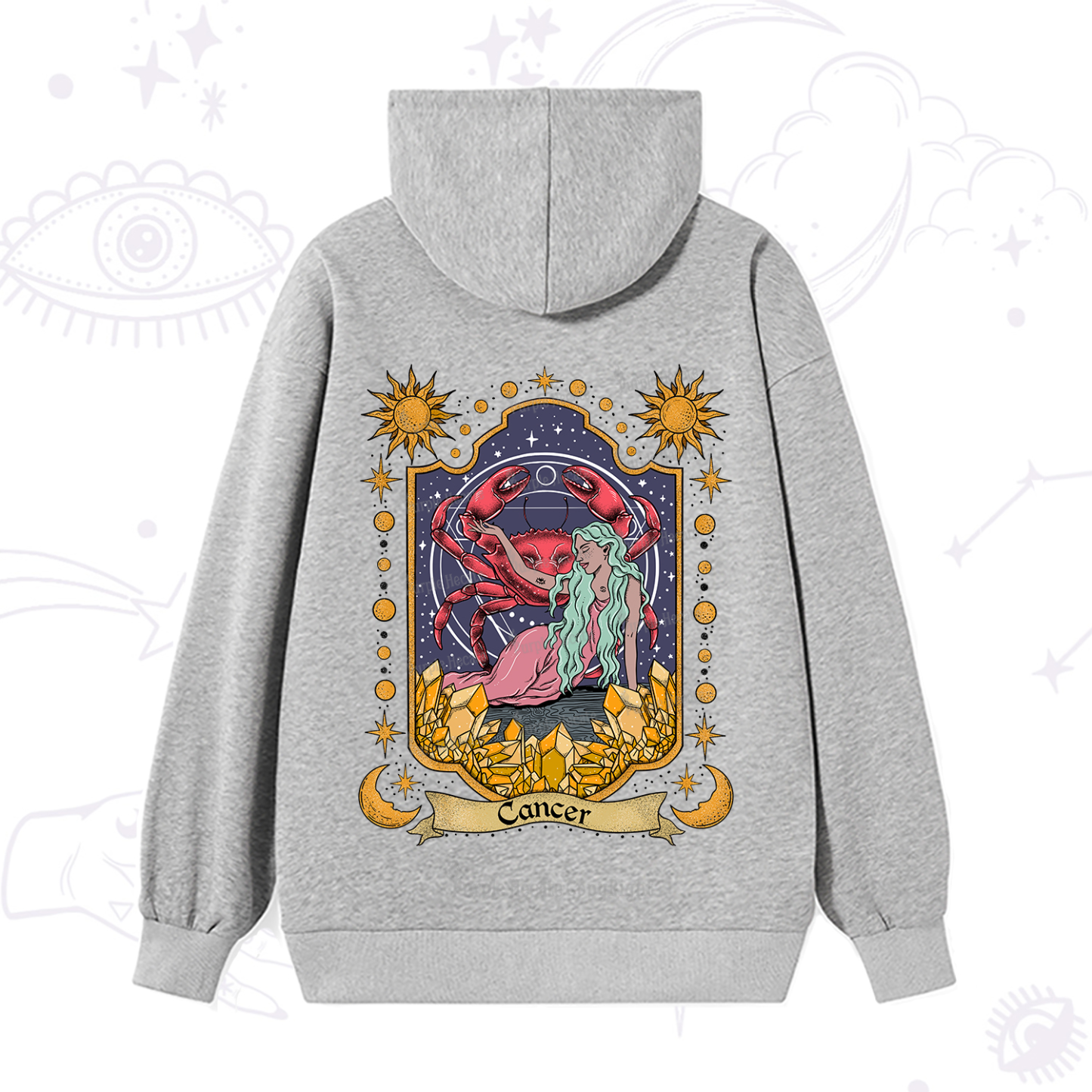 Purplehecate Cancer Zodiac Hoodie
