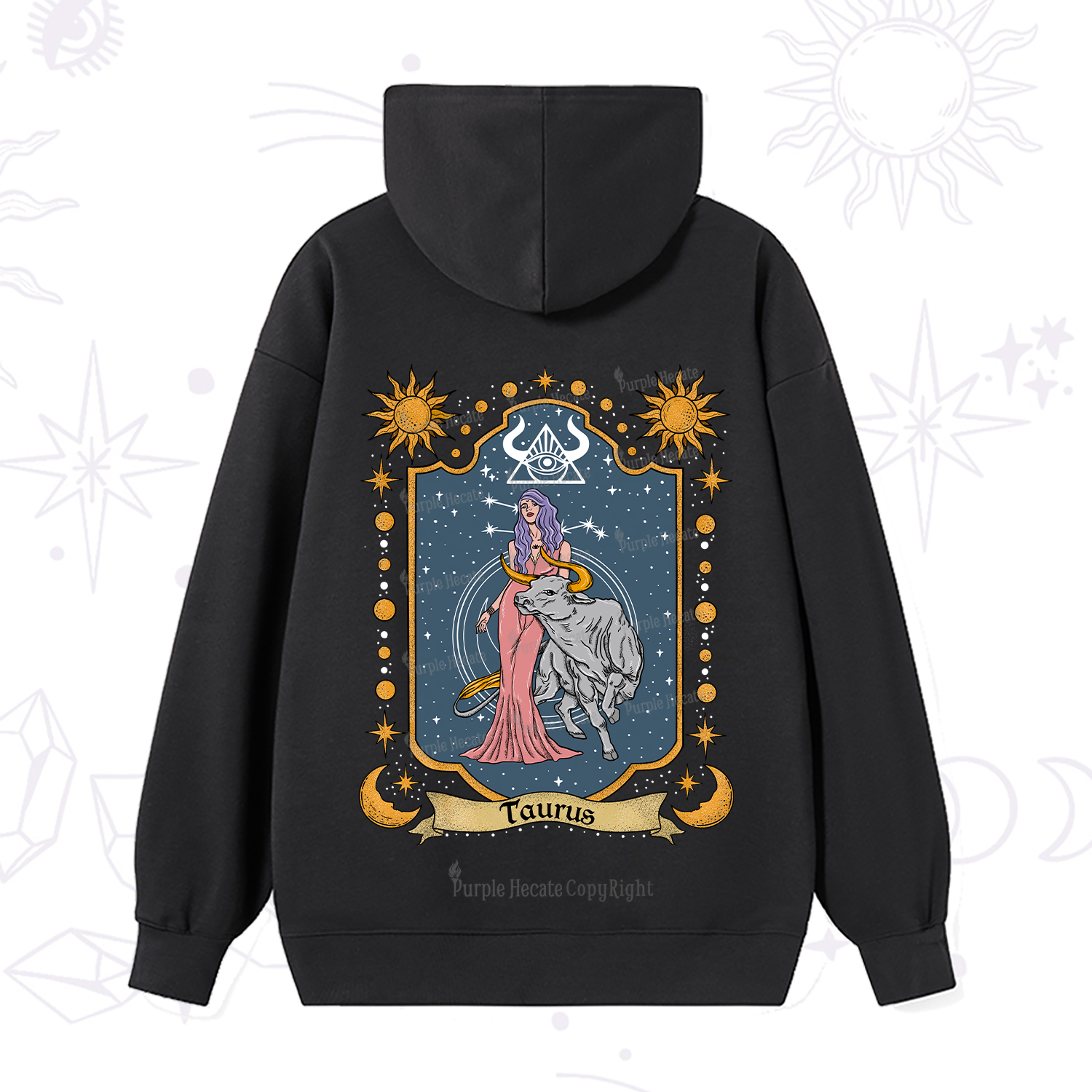 Purplehecate Taurus Zodiac Hoodie