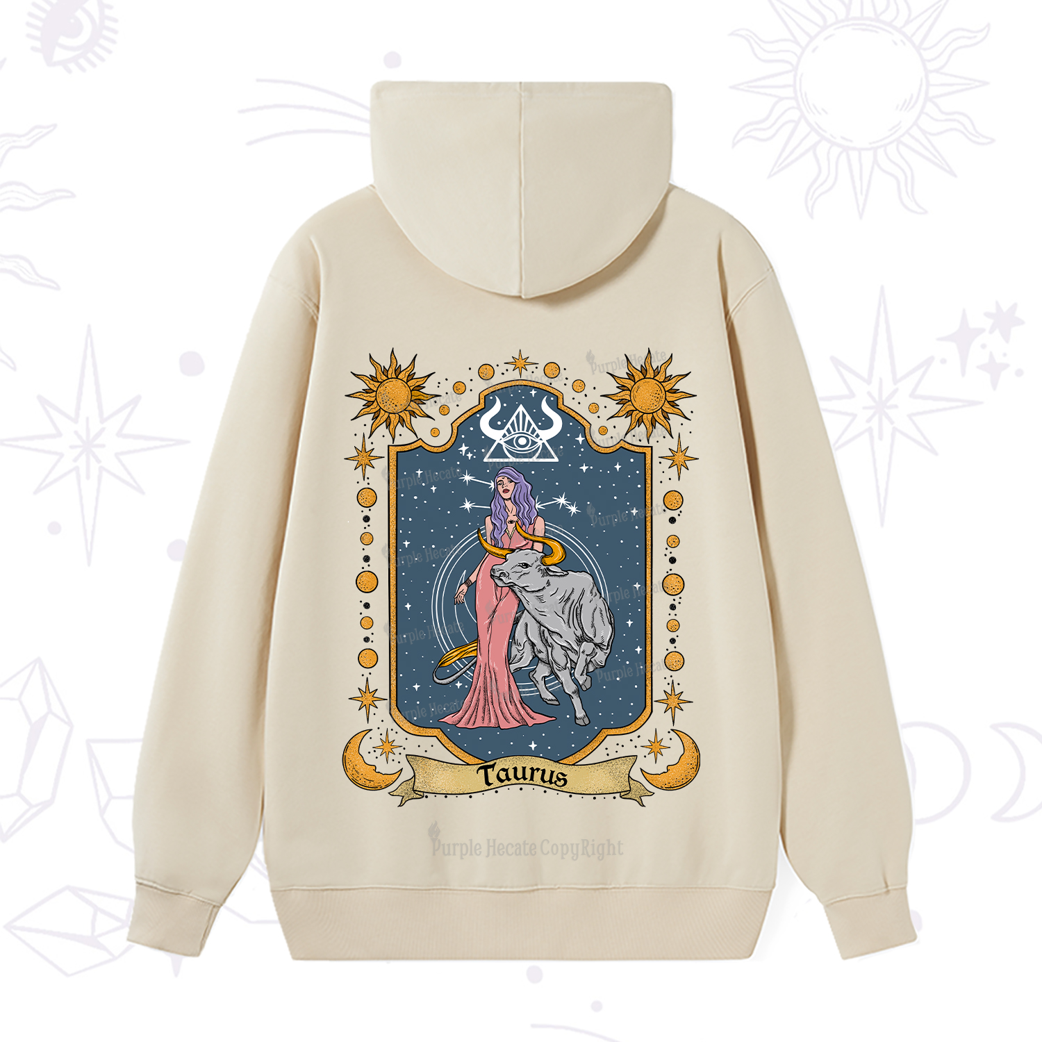 Purplehecate Taurus Zodiac Hoodie