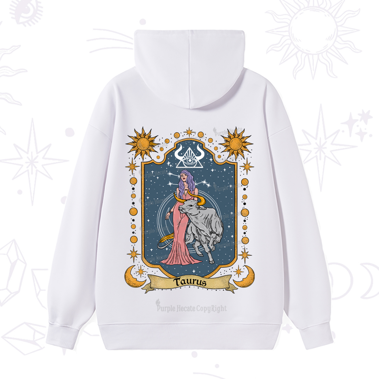 Purplehecate Taurus Zodiac Hoodie