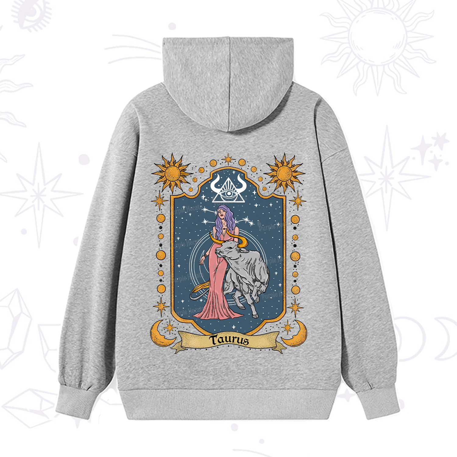 Purplehecate Taurus Zodiac Hoodie