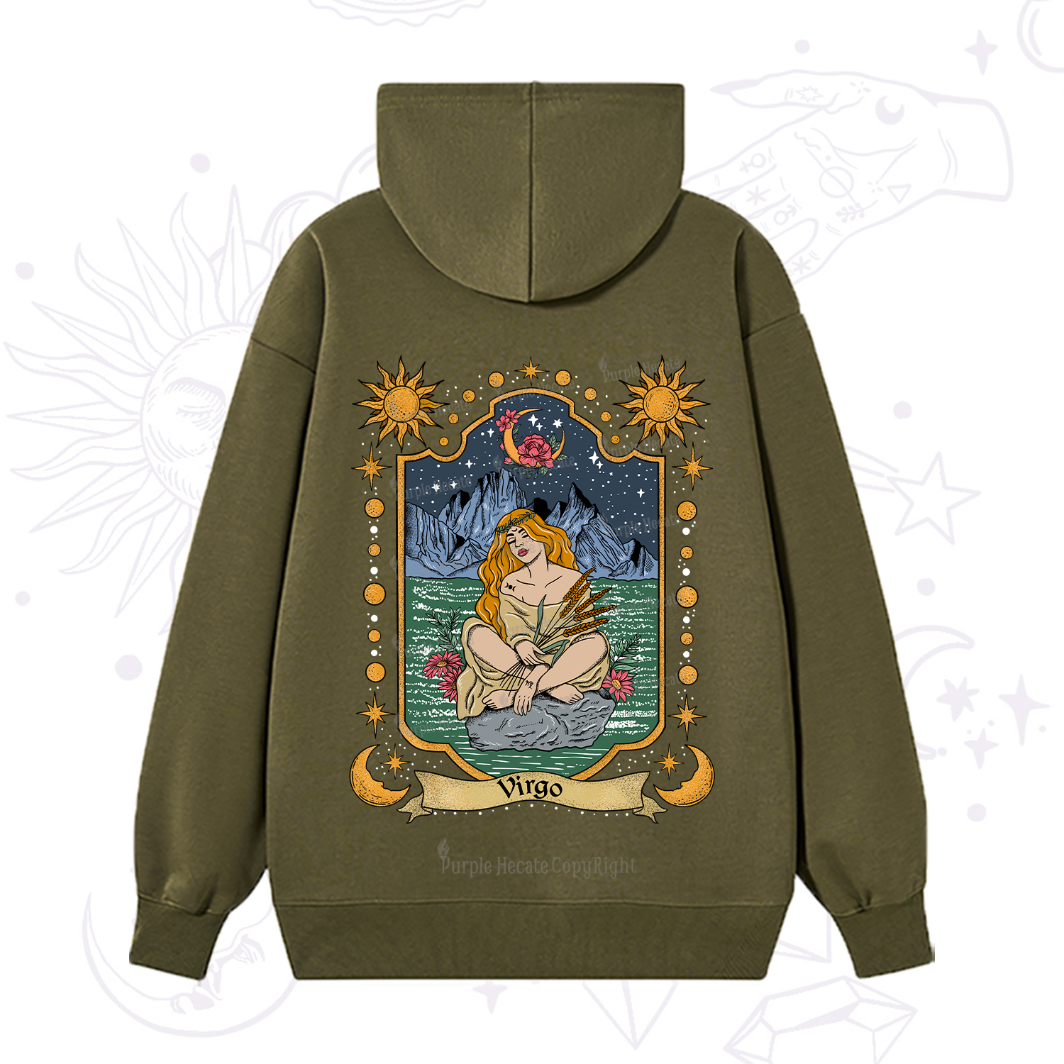 Purplehecate Virgo Zodiac Hoodie