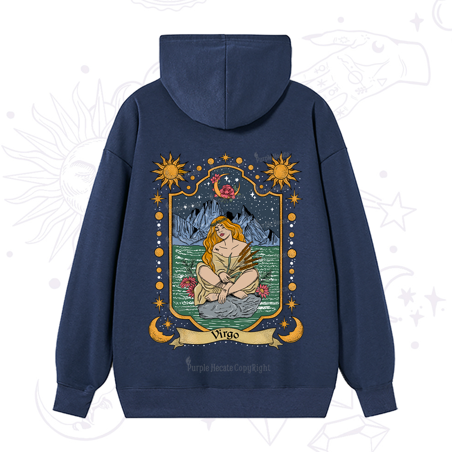 Purplehecate Virgo Zodiac Hoodie