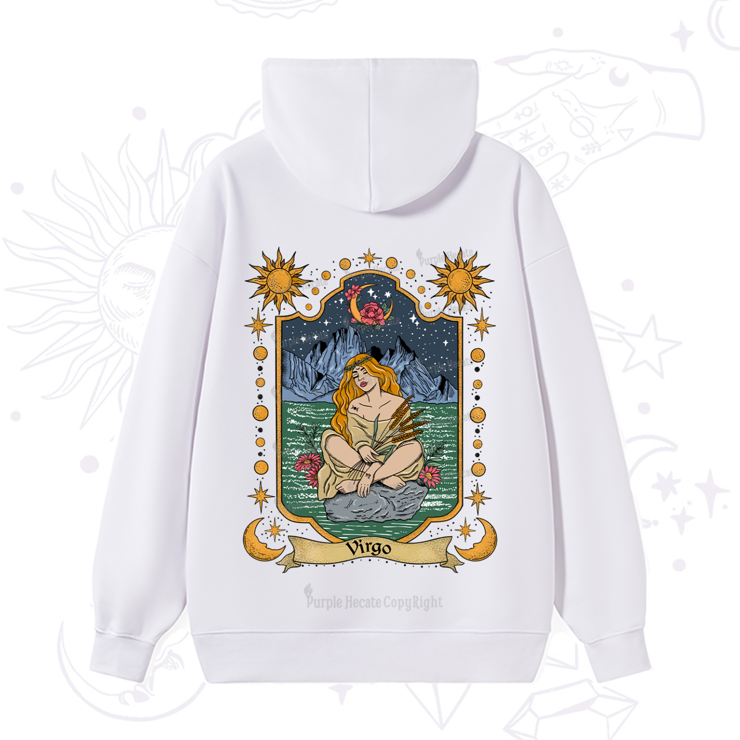 Purplehecate Virgo Zodiac Hoodie