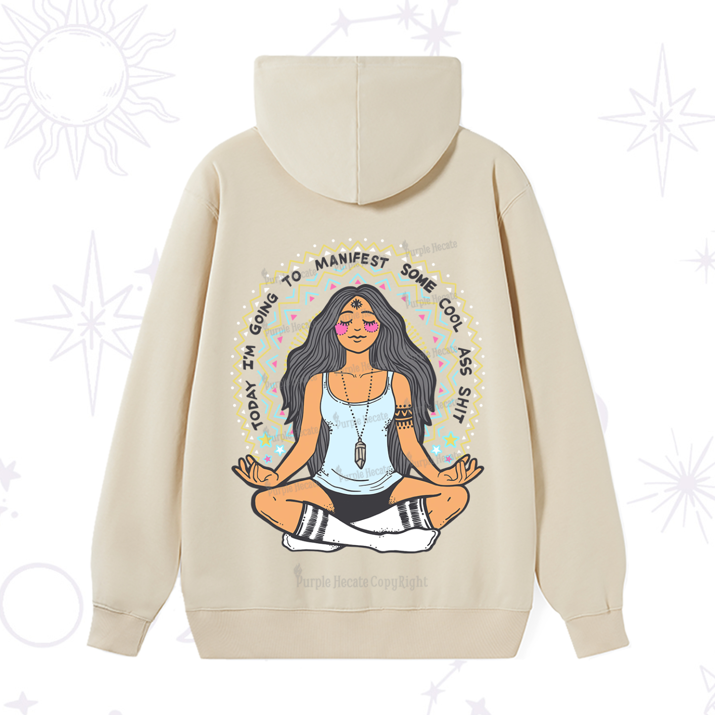 Purplehecate Today I'm Going To Manifest Hoodie