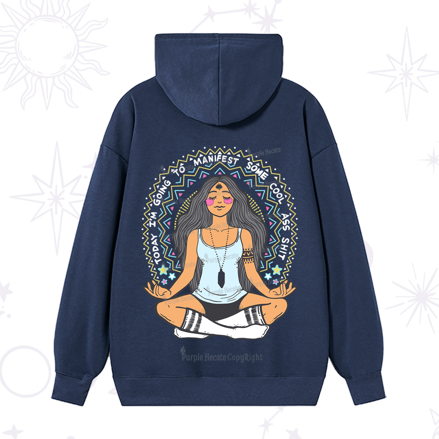 Purplehecate Today I'm Going To Manifest Hoodie