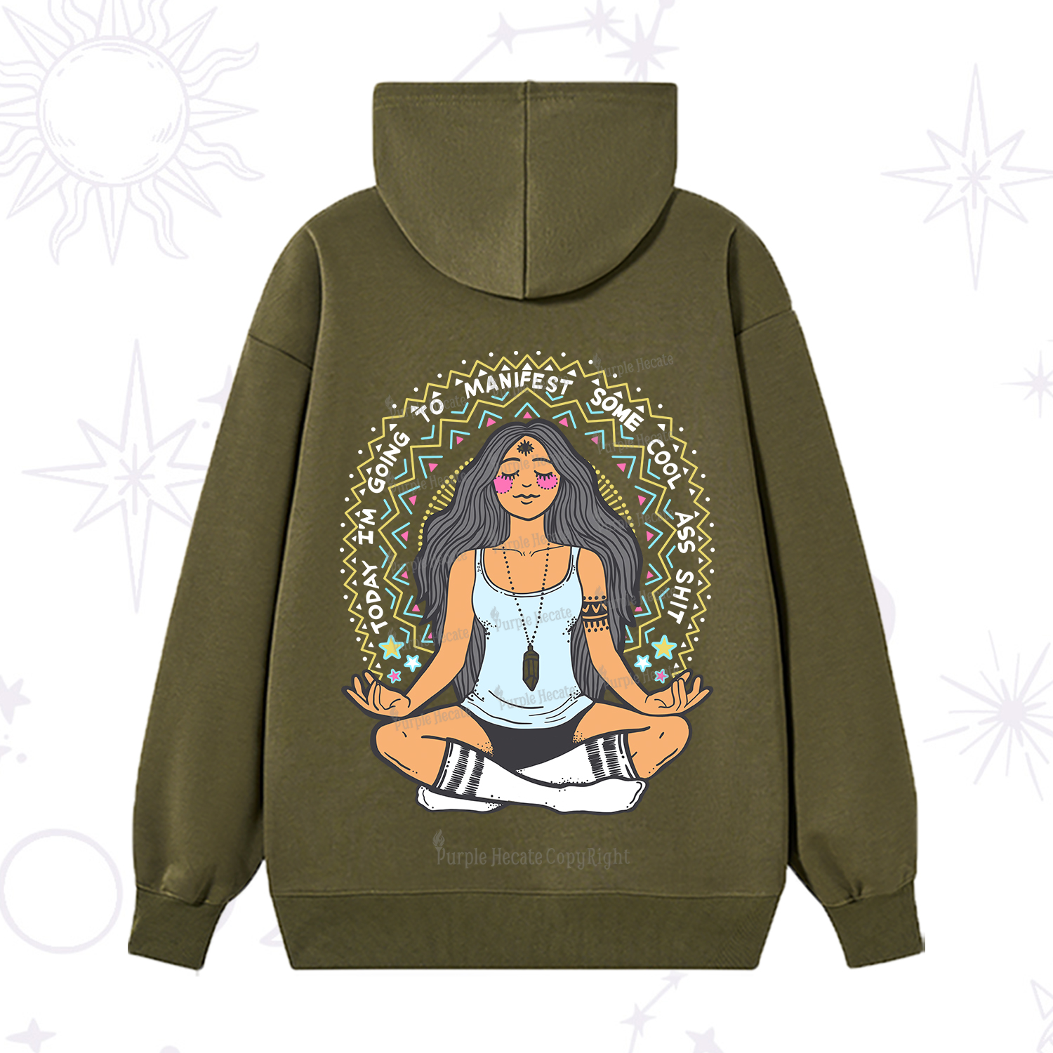 Purplehecate Today I'm Going To Manifest Hoodie