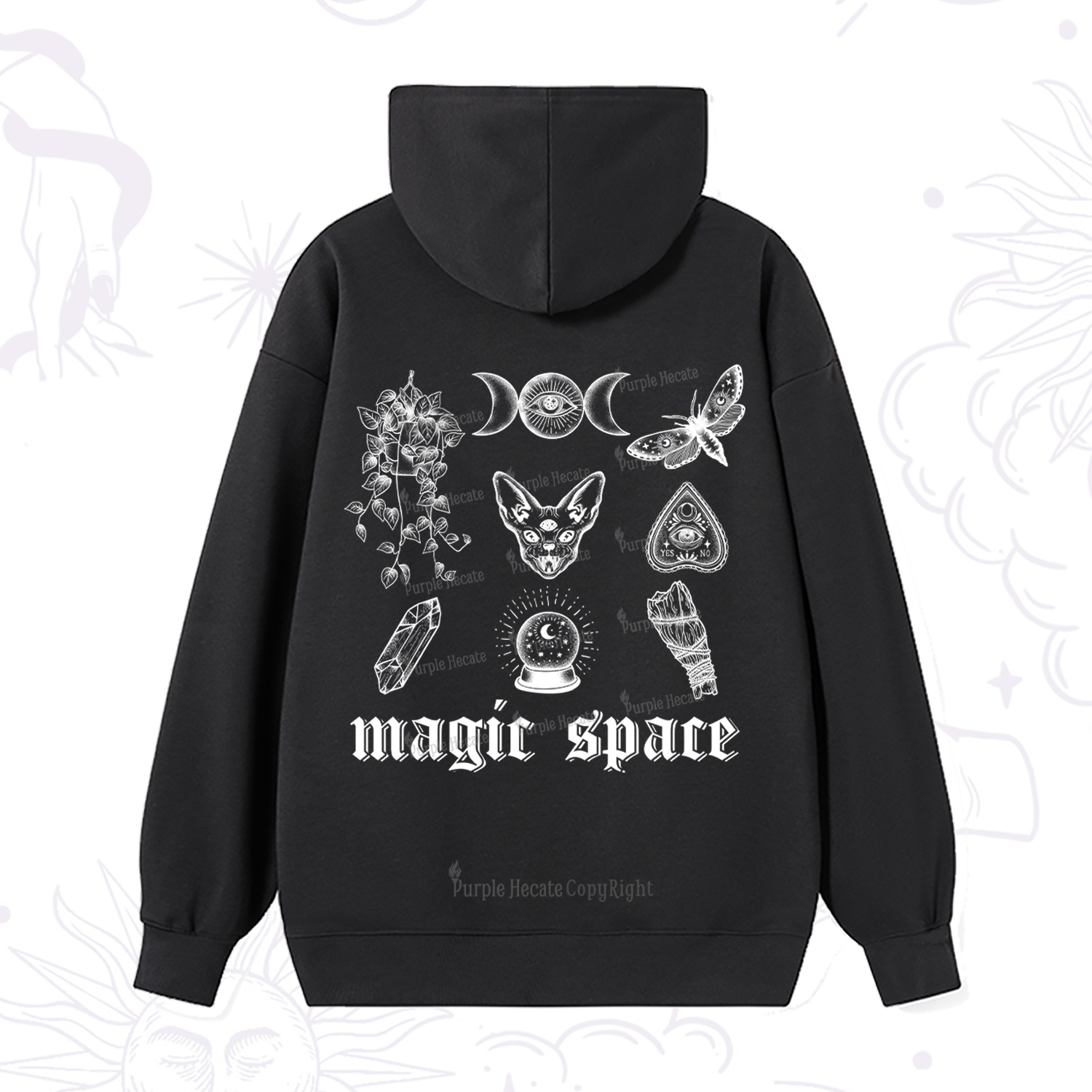 Purplehecate Magic Space Hoodie