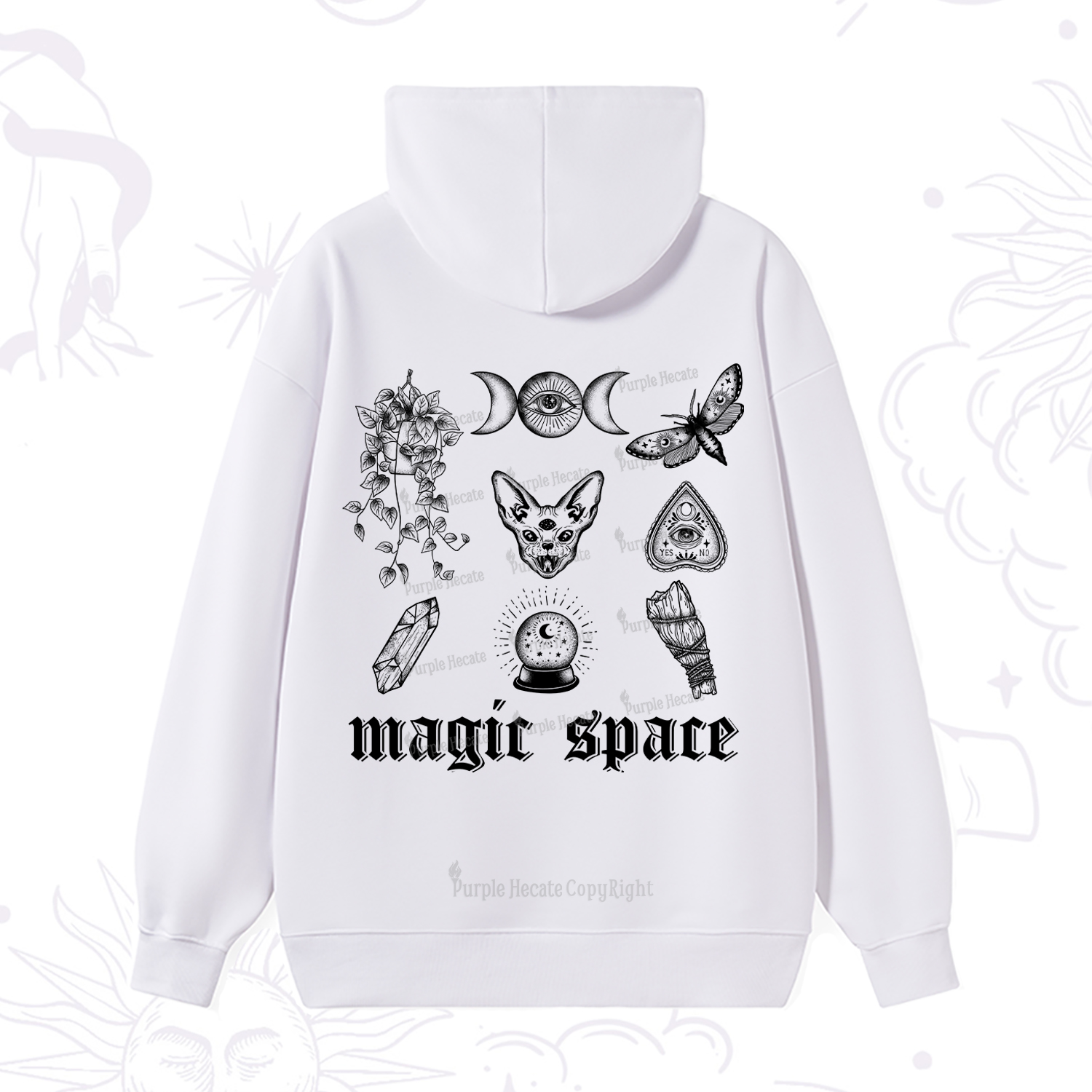 Purplehecate Magic Space Hoodie