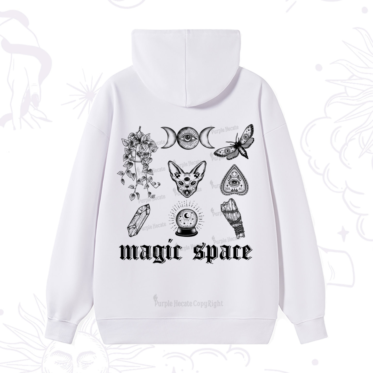 Purplehecate Magic Space Hoodie