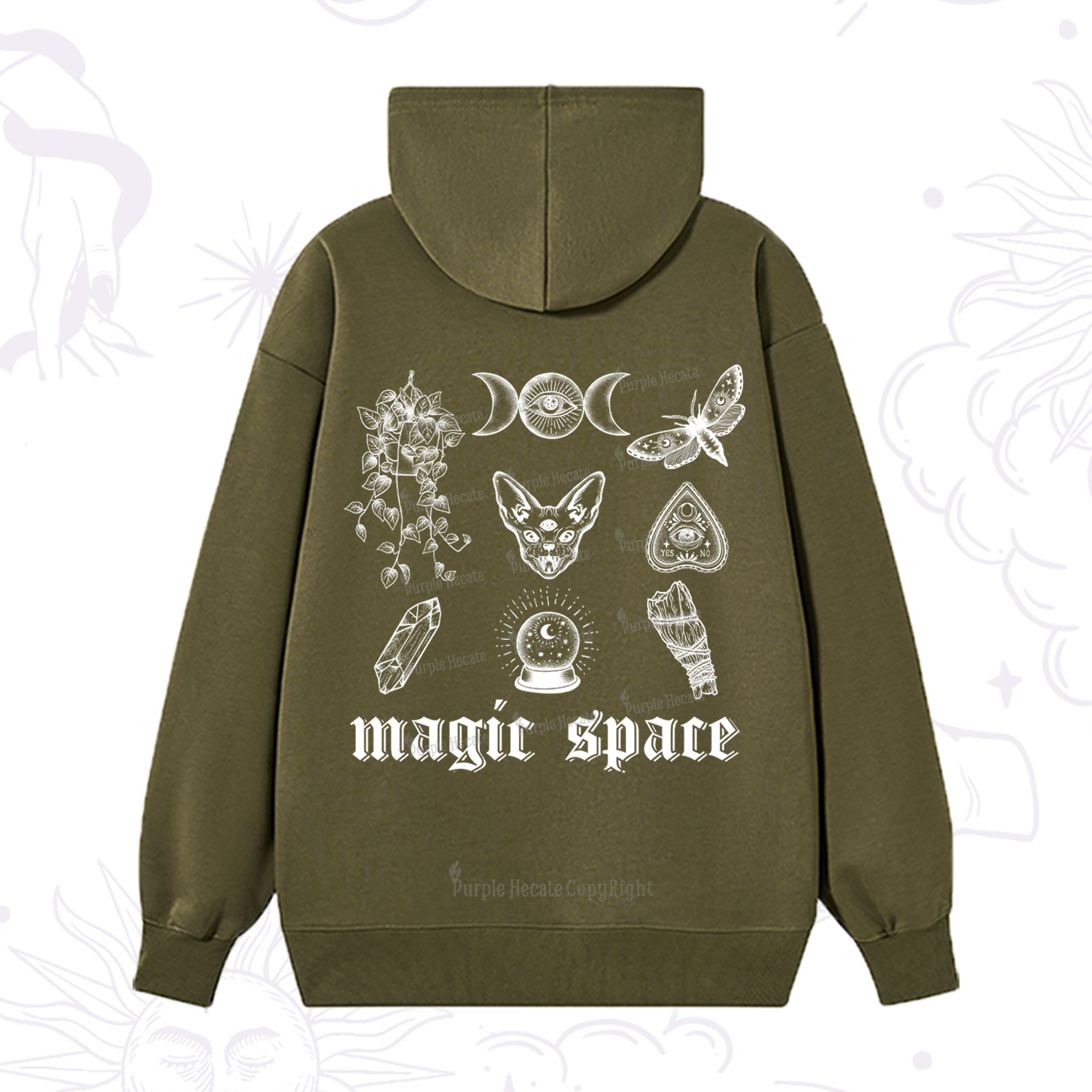 Purplehecate Magic Space Hoodie