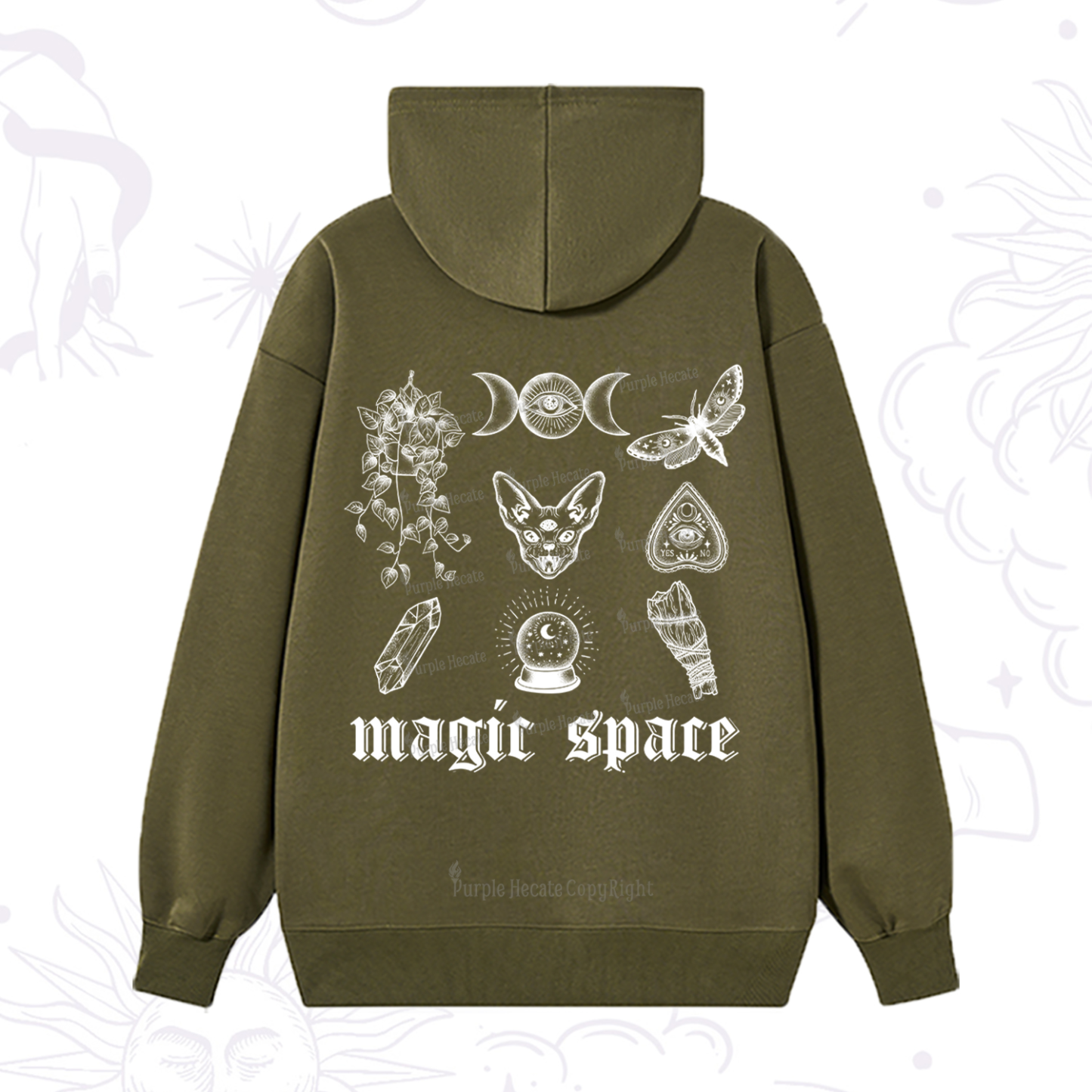 Purplehecate Magic Space Hoodie