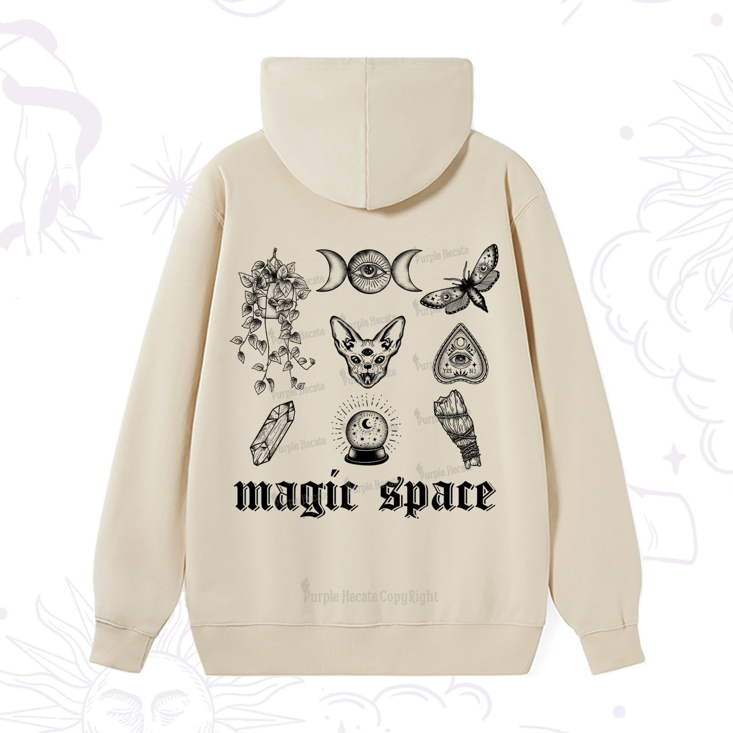 Purplehecate Magic Space Hoodie