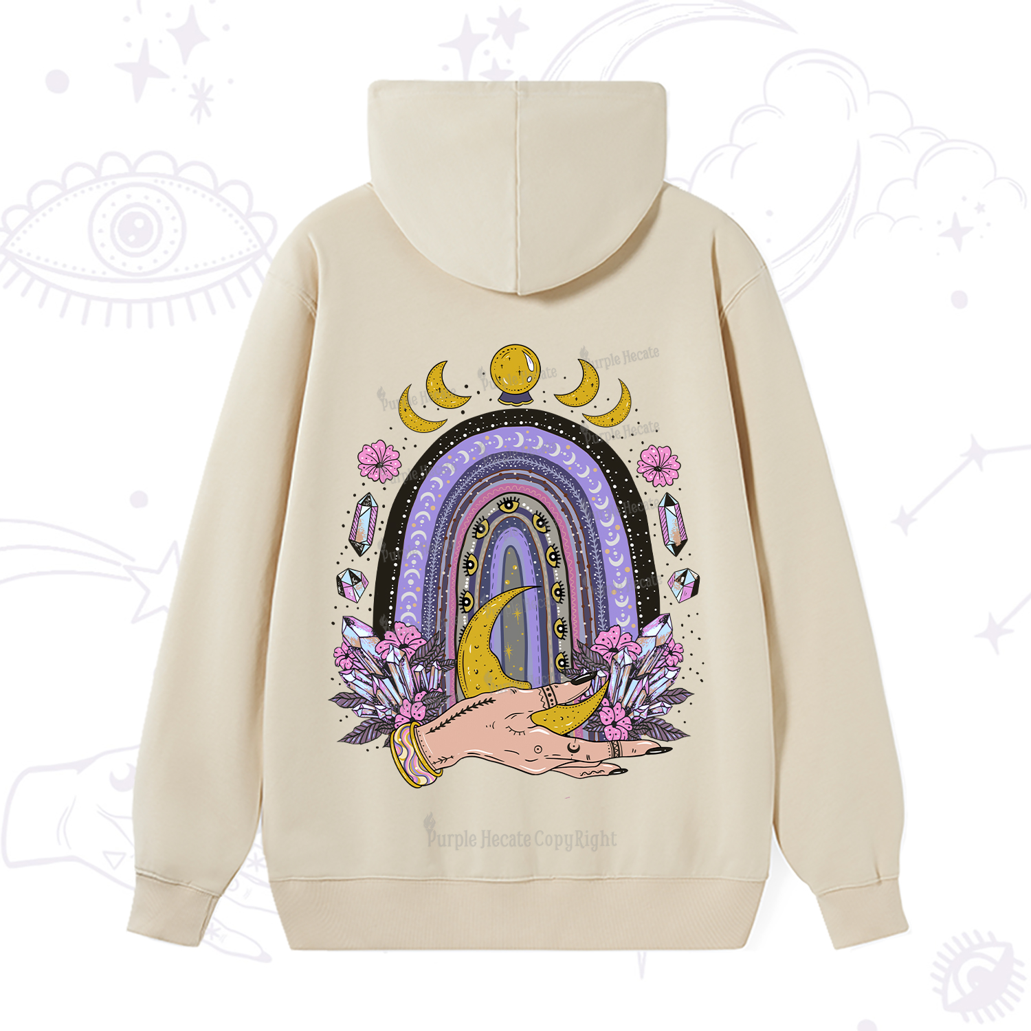 Purplehecate Magic Rainbow Hoodie