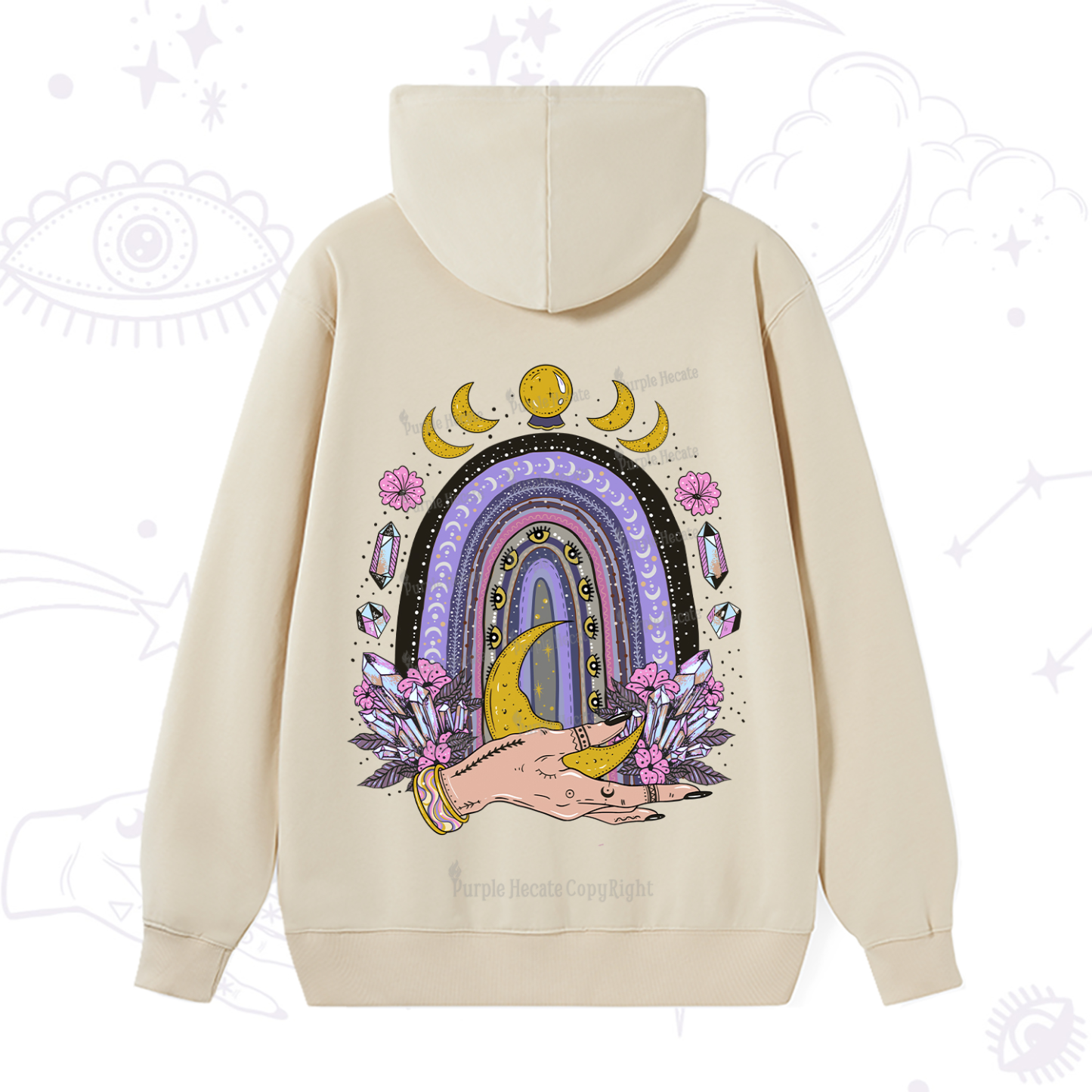 Purplehecate Magic Rainbow Hoodie