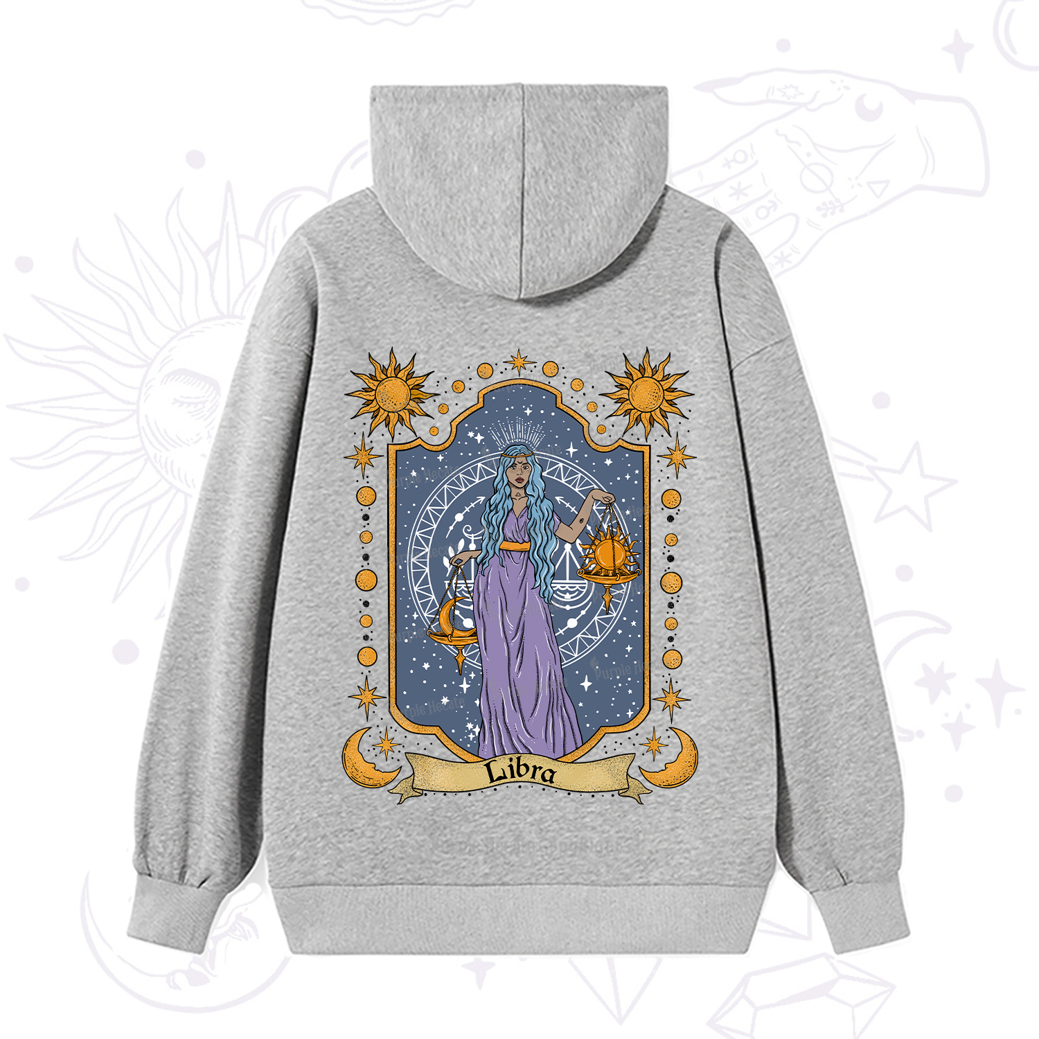 Purplehecate Libra Zodiac Hoodie