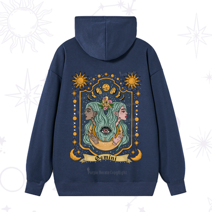 Purplehecate Gemini Zodiac Hoodie