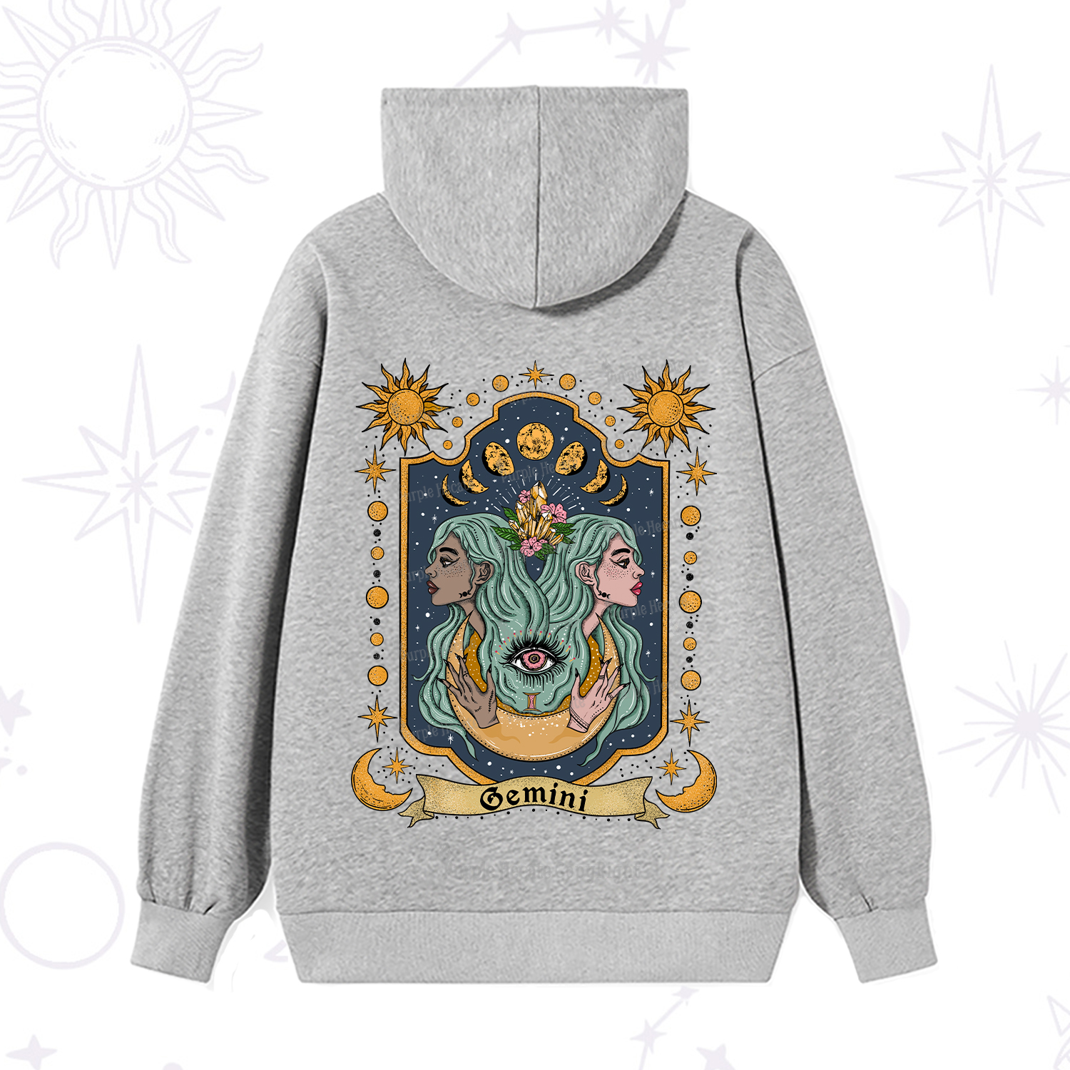 Purplehecate Gemini Zodiac Hoodie