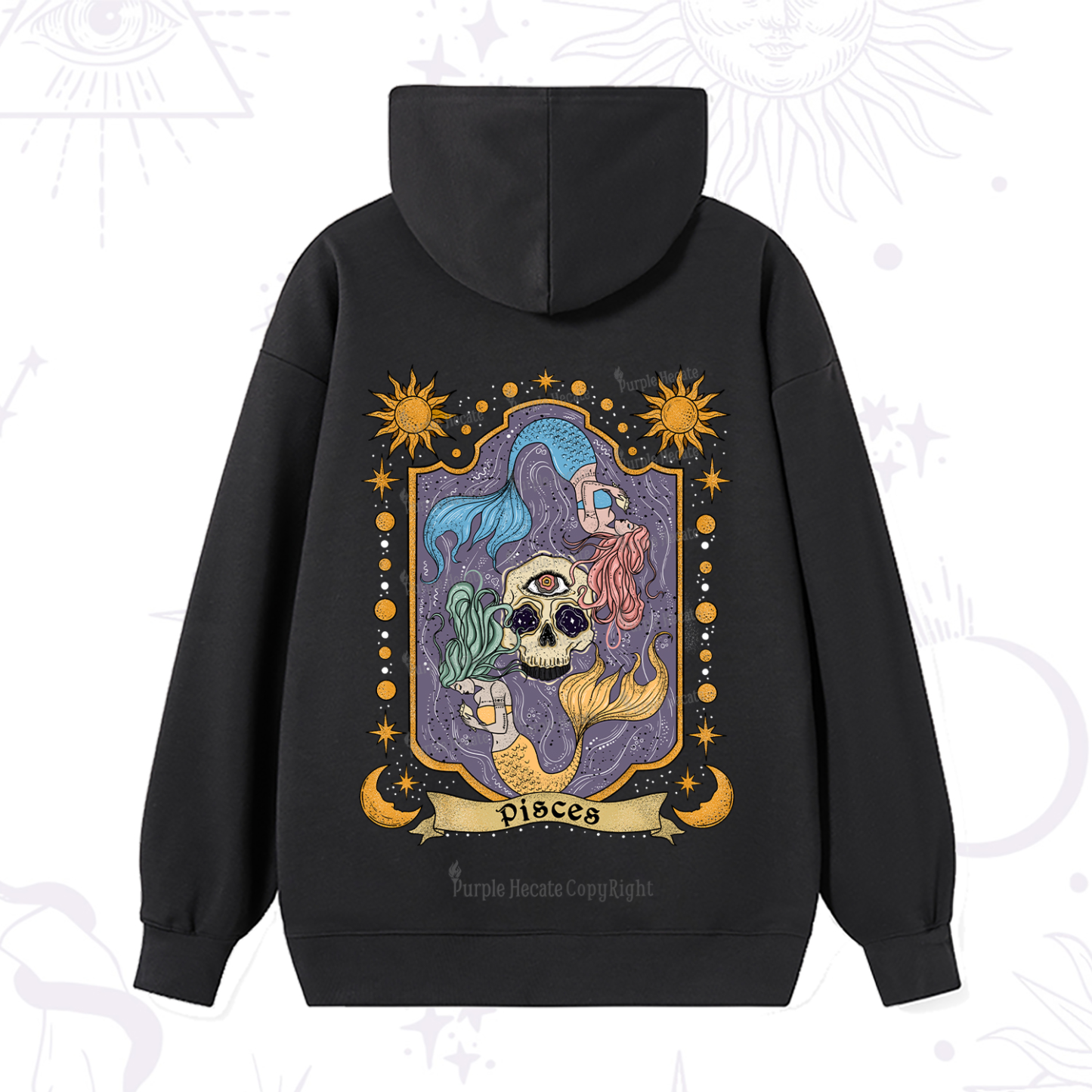 Purplehecate Pisces Zodiac Hoodie