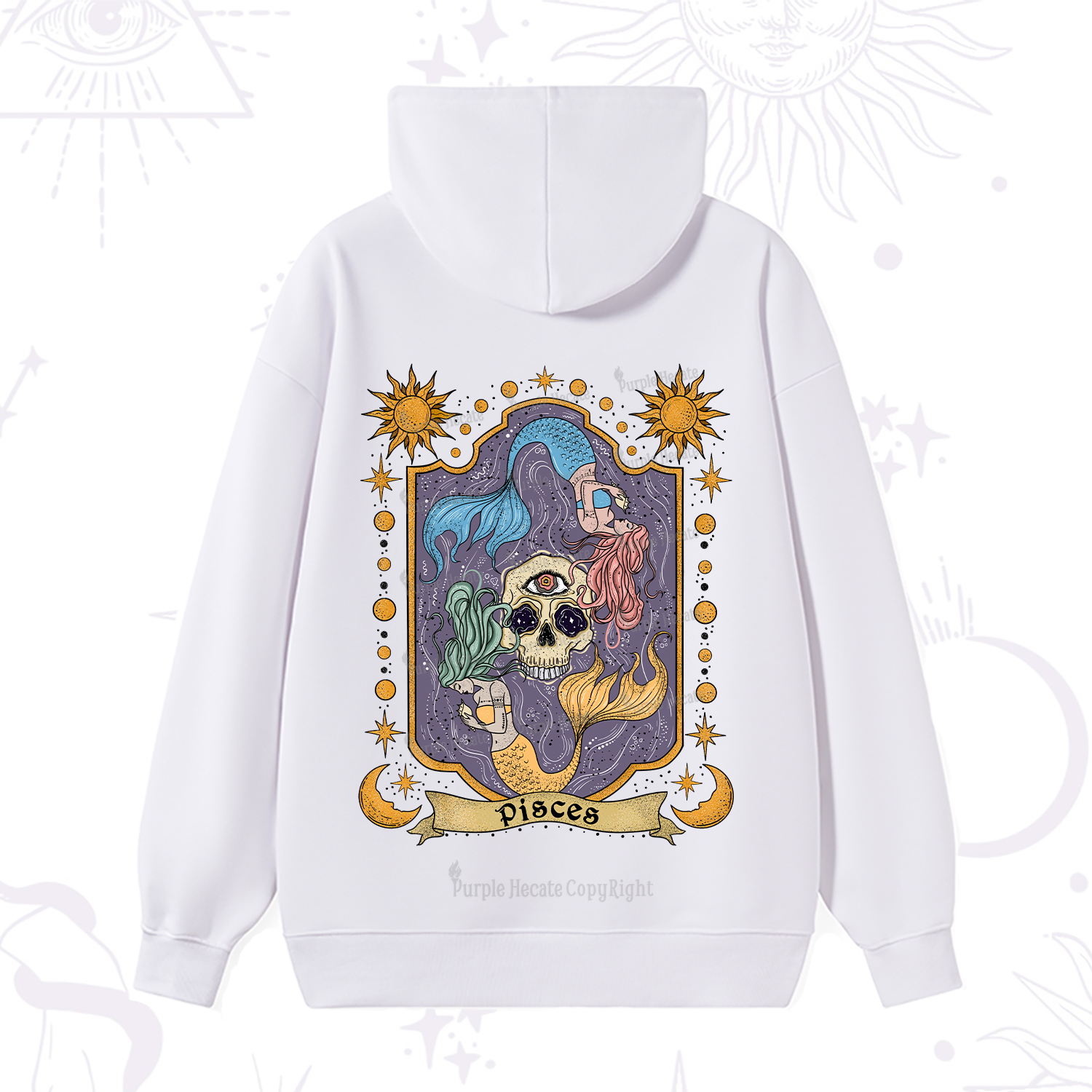 Purplehecate Pisces Zodiac Hoodie
