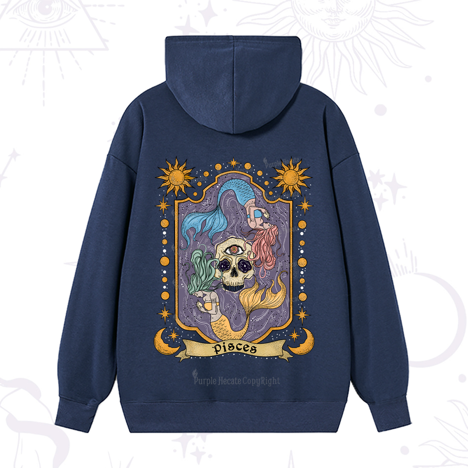 Purplehecate Pisces Zodiac Hoodie