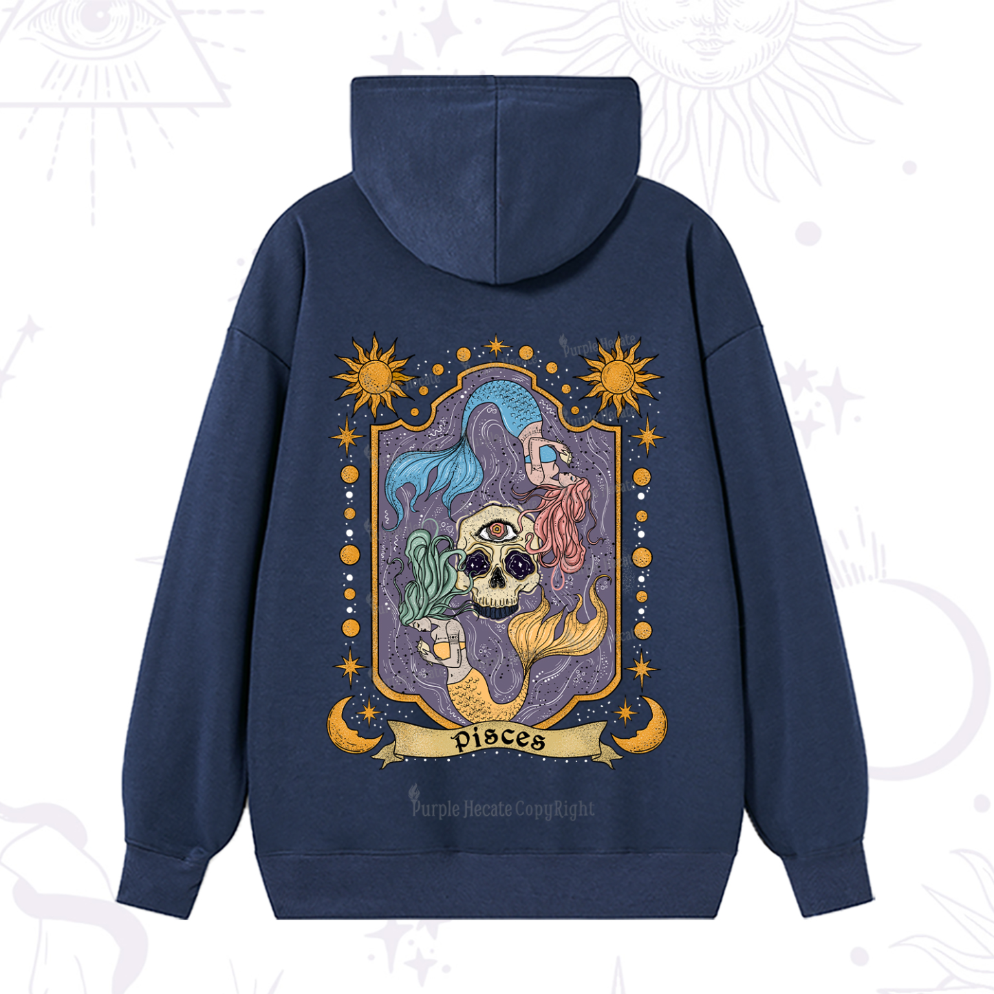 Purplehecate Pisces Zodiac Hoodie