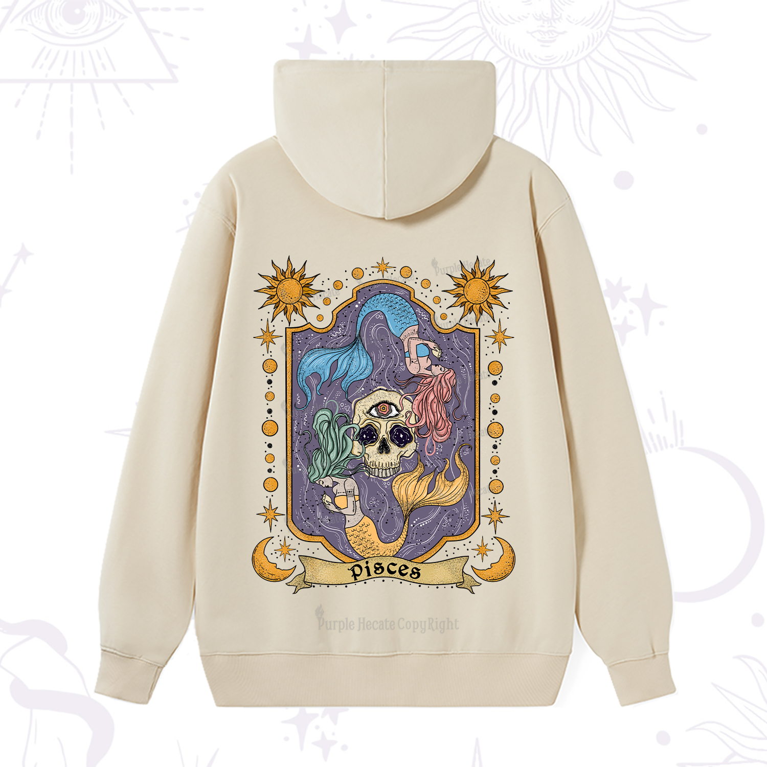 Purplehecate Pisces Zodiac Hoodie